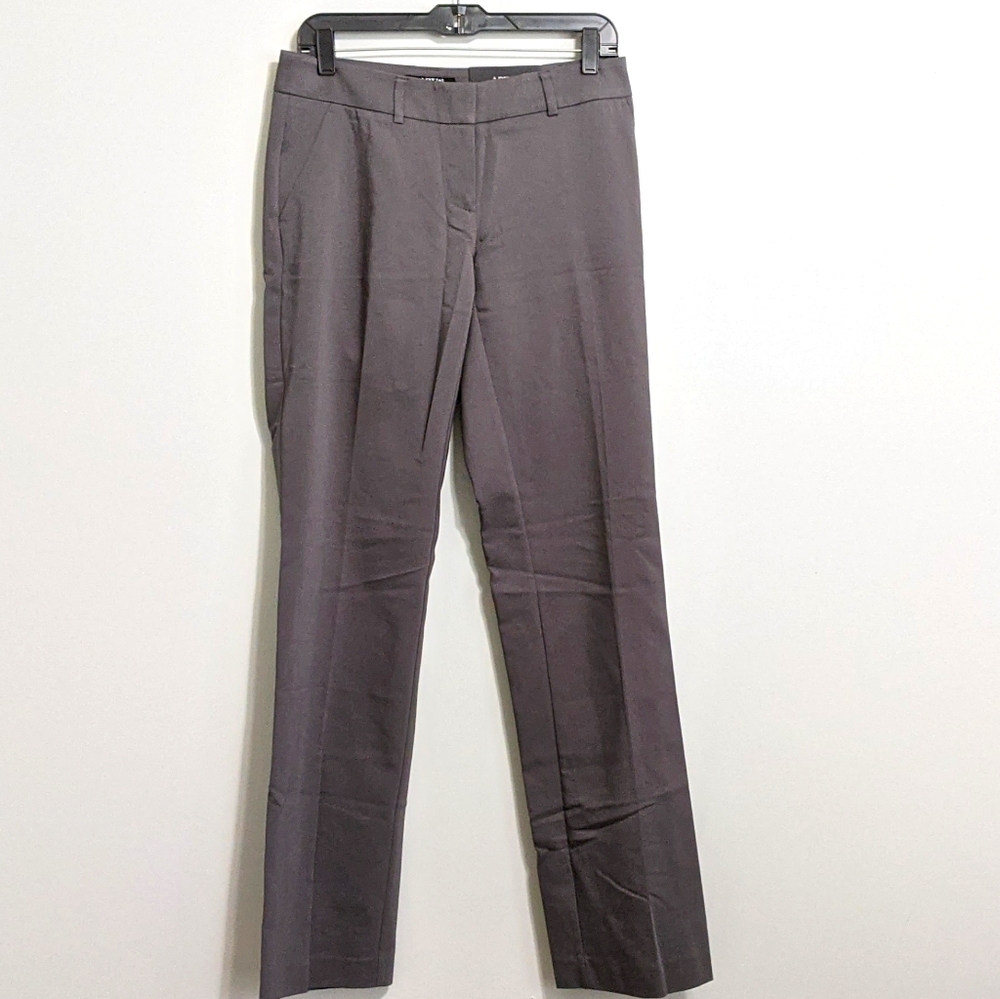 Grey wide leg trousers 4 long